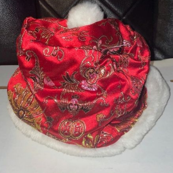 Girl’s Toddler's X-Large 5T Oriental Jacket and Matching Hat - Picture 6 of 9